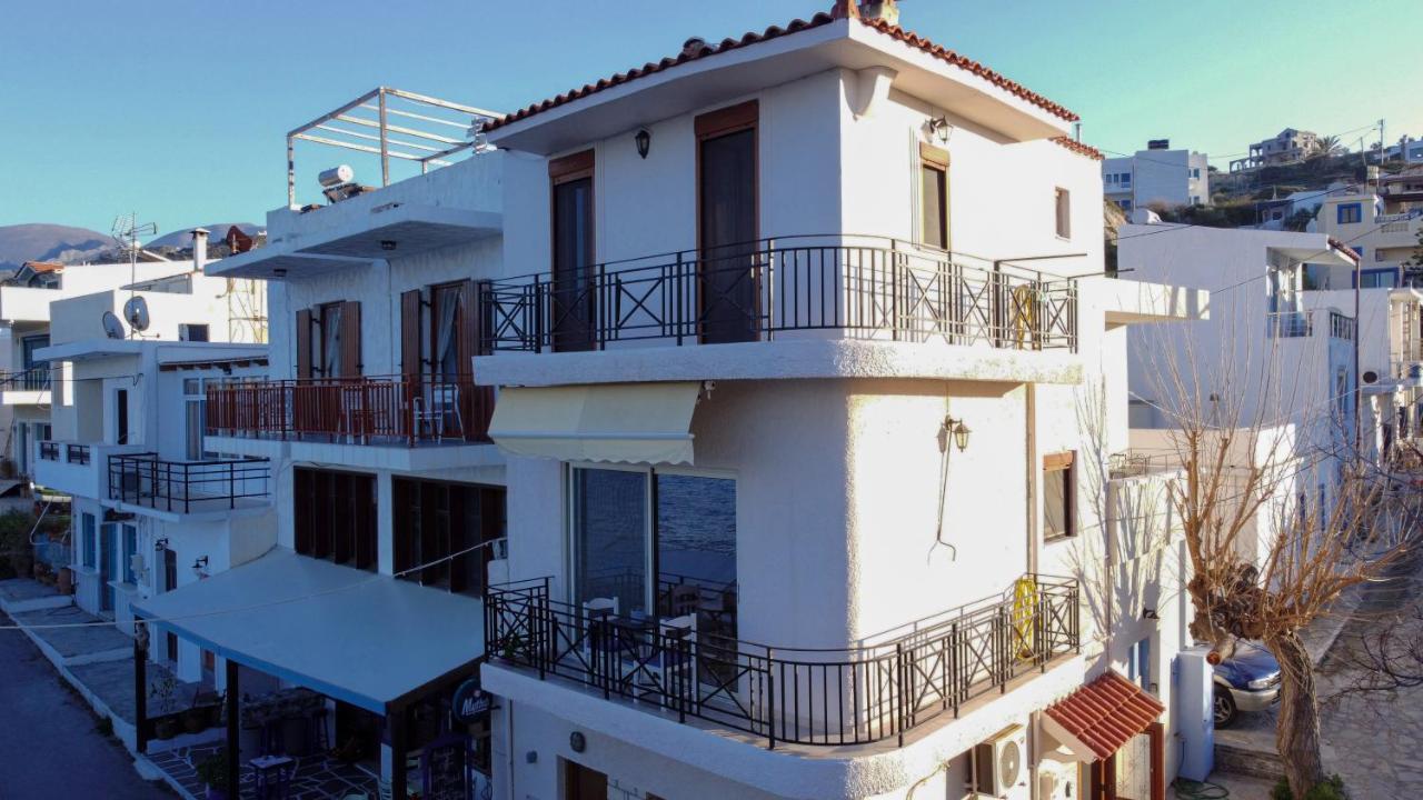 The Island House - Family Size Apt - Overlooking The Aegean - 3 Steps From The Beach Mochlos Luaran gambar